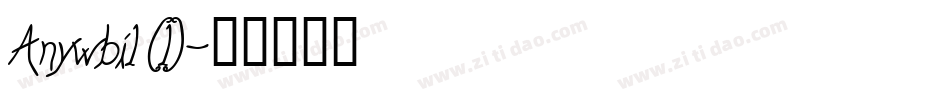 Anywbi1 (1)字体转换